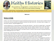Tablet Screenshot of keithshistories.com